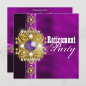 退職パーティーの内気な告別はカスタマイズ 招待状 (正面/裏面)