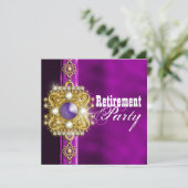 退職パーティーの内気な告別はカスタマイズ 招待状 (スタンド正面)