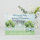 退職パーティーの国素朴側 招待状 (スタンド正面)