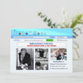 退職パーティーの招待状（インターネット ホームページ用） 招待状 (スタンド正面)