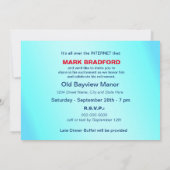 退職パーティーの招待状（インターネット ホームページ用） 招待状 (裏面)