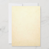 退職パーティーの招待状 | ヴィンテージ・ボタニカル2 招待状 (裏面)