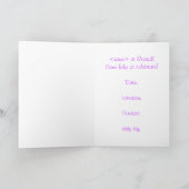 退職パーティーのoldeの英国のbulldoggeの招待 招待状 (内部)