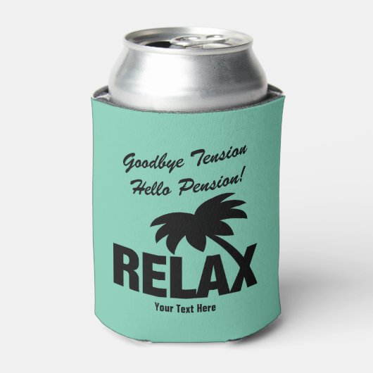 退職パーティーはクーラー別れの緊張こんにちは 缶クーラー (缶正面)