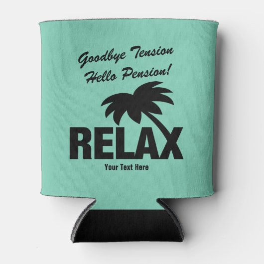 退職パーティーはクーラー別れの緊張こんにちは 缶クーラー (正面)