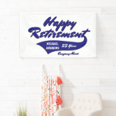 退職パーティーは個人化なります 横断幕 (インサイチュ)