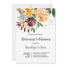 退職パーティーエレガントシックフローラ