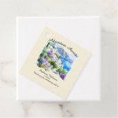 退職パーティーカラフルギリシャ村海 フェイバータグ (インサイチュ)