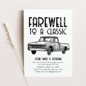 退職パーティークラシック招待状への別 招待状