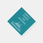 退職パーティークルージングオン スタンダードカクテルナプキン (角)