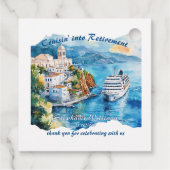 退職パーティークルージング先ギリシャ フェイバータグ (裏面)