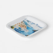 退職パーティークルージング先ギリシャ ペーパープレート (傾斜あり)