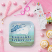 退職パーティークルージング航海の ペーパープレート (パーティー)