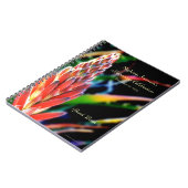 退職パーティーゲストブックアロエフローラ名 ノートブック (左側)