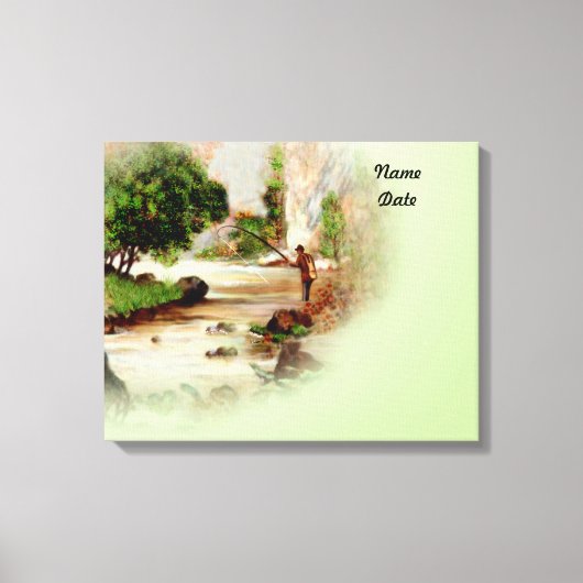 退職パーティーゲストブックオルタナティブ キャンバスプリント (正面)