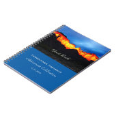 退職パーティーゲストブックネーム、Zion Sunrise ノートブック (左側)