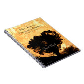 退職パーティーゲストブックローンツリー ノートブック (右側)