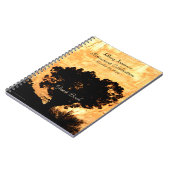 退職パーティーゲストブックローンツリー ノートブック (左側)