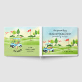 退職パーティーゴルフサインイン ゲストブック (全面)