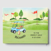 退職パーティーゴルフサインイン ゲストブック (裏面)