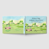 退職パーティーゴルフサインイン ゲストブック (全面)