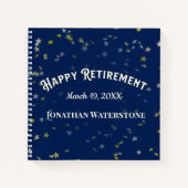 退職パーティーサインインゲストブック ノートブック (正面)