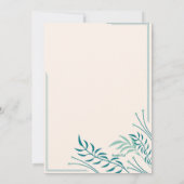 退職パーティーシダ 招待状 (裏面)