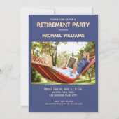 退職パーティーテーマ招待状 招待状 (正面)