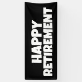 退職パーティーバナー 横断幕 (縦)