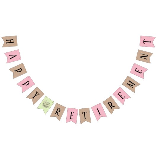 退職パーティーバンティング バンティングフラッグ (全)