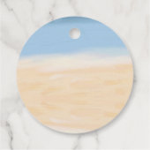 退職パーティービーチ沿岸シェル フェイバータグ (裏面)