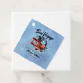 退職パーティーボンボヤージトラベルグローブ飛行機 フェイバータグ (インサイチュ)