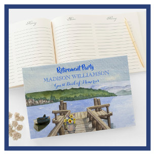 退職パーティーマウンテンレイク波止場 ゲストブック