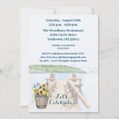 退職パーティーマウンテンレイク波止場 招待状 (裏面)