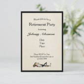 退職パーティーリップヴァンウィンクルのパーソナライズ 招待状 (スタンド正面)
