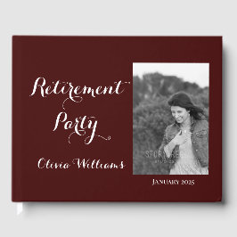 退職パーティー写真の追加カラーの選択 ゲストブック