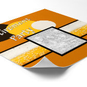 退職パーティー写真オートグラフポスター ポスター (角)