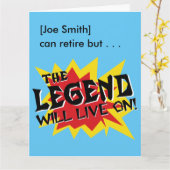 退職パーティー凡例の有効期間 カード (黄色い花)