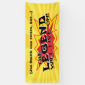 退職パーティー凡例の有効期間 横断幕 (縦)