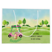 退職パーティー大抱き枕 ラージペーパーバッグ (裏面)