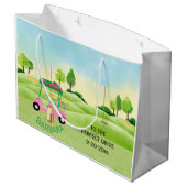 退職パーティー大抱き枕 ラージペーパーバッグ (裏面アングル)