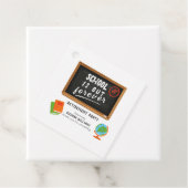 退職パーティー学校先生Blackboard フェイバータグ (インサイチュ)