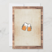 退職パーティー応援ビーズウッドパブ招待状 招待状 (裏面)