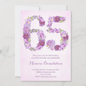 退職パーティー招待状、第65誕生日への招待 招待状 (正面)