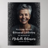 退職パーティー歓迎サイン(写真あり) ポスター (正面)