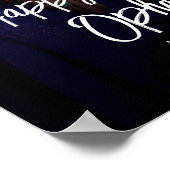 退職パーティー歓迎サイン（写真あり） ポスター (角)