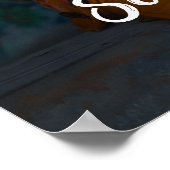 退職パーティー歓迎サイン（写真あり） ポスター (角)