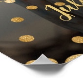 退職パーティー歓迎サイン（写真あり） ポスター (角)