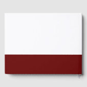 退職パーティー濃い赤の伝説退職した ゲストブック (裏面)