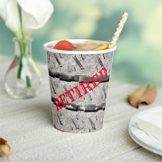 退職パーティー紙カップカスタマイズIt 紙コップ (インサイチュ)